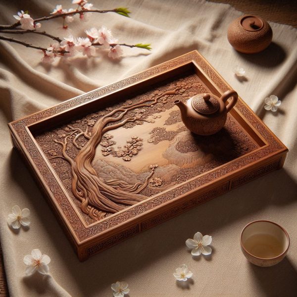 Bamboo Rectangular Tray - Asian-inspired Harmony