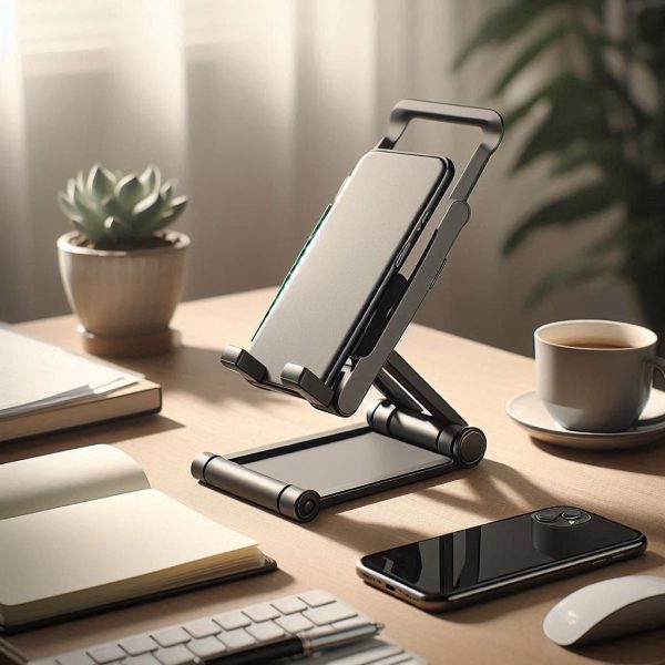 Adjustable Foldable Phone Stand - Multi-Angle Viewing
