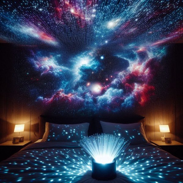 Fiber Optic Star Projector - Celestial Night Sky Light